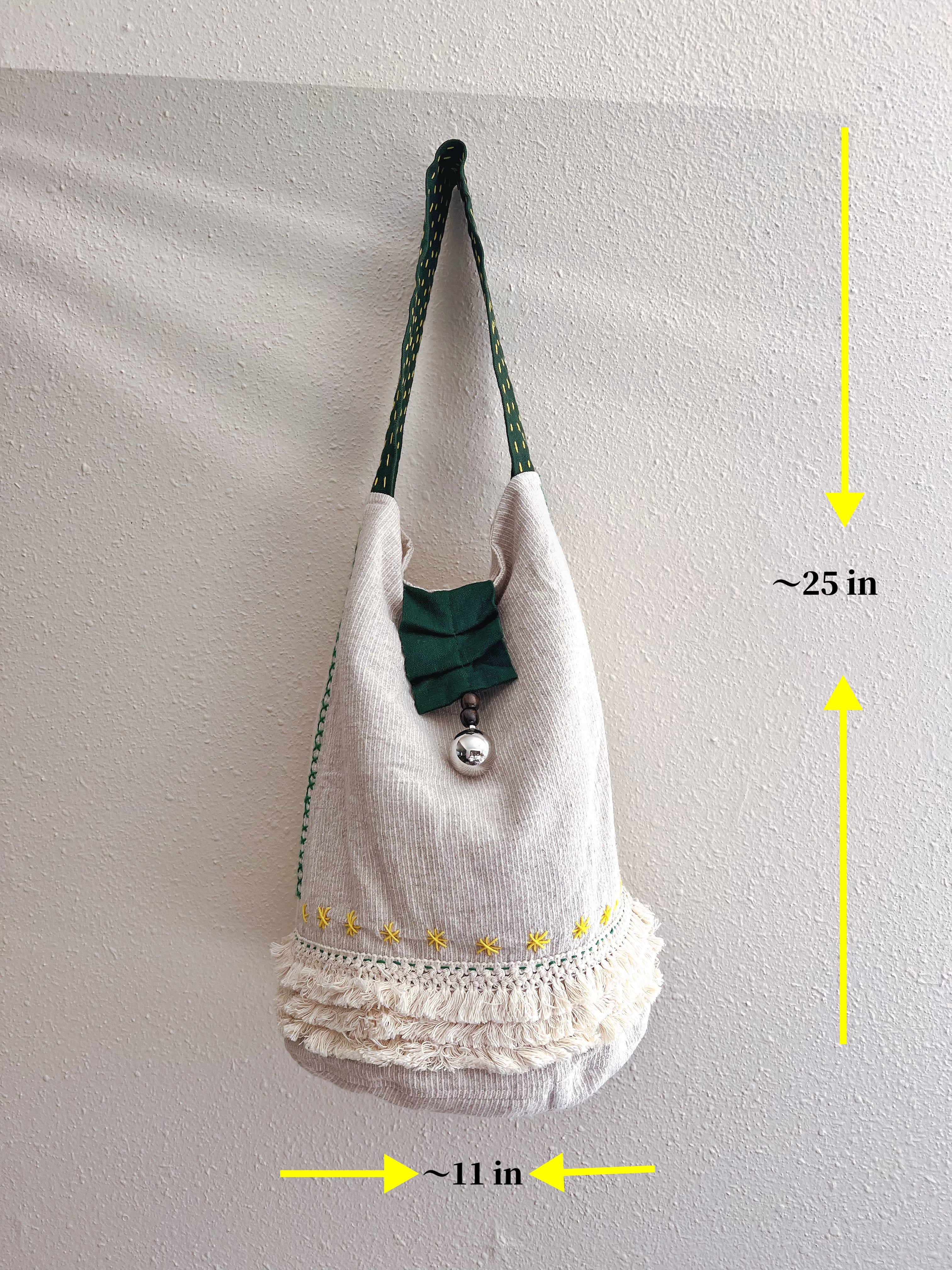 Handmade bag | Small Wristbag | Hand Stitching | Single shoulder bag