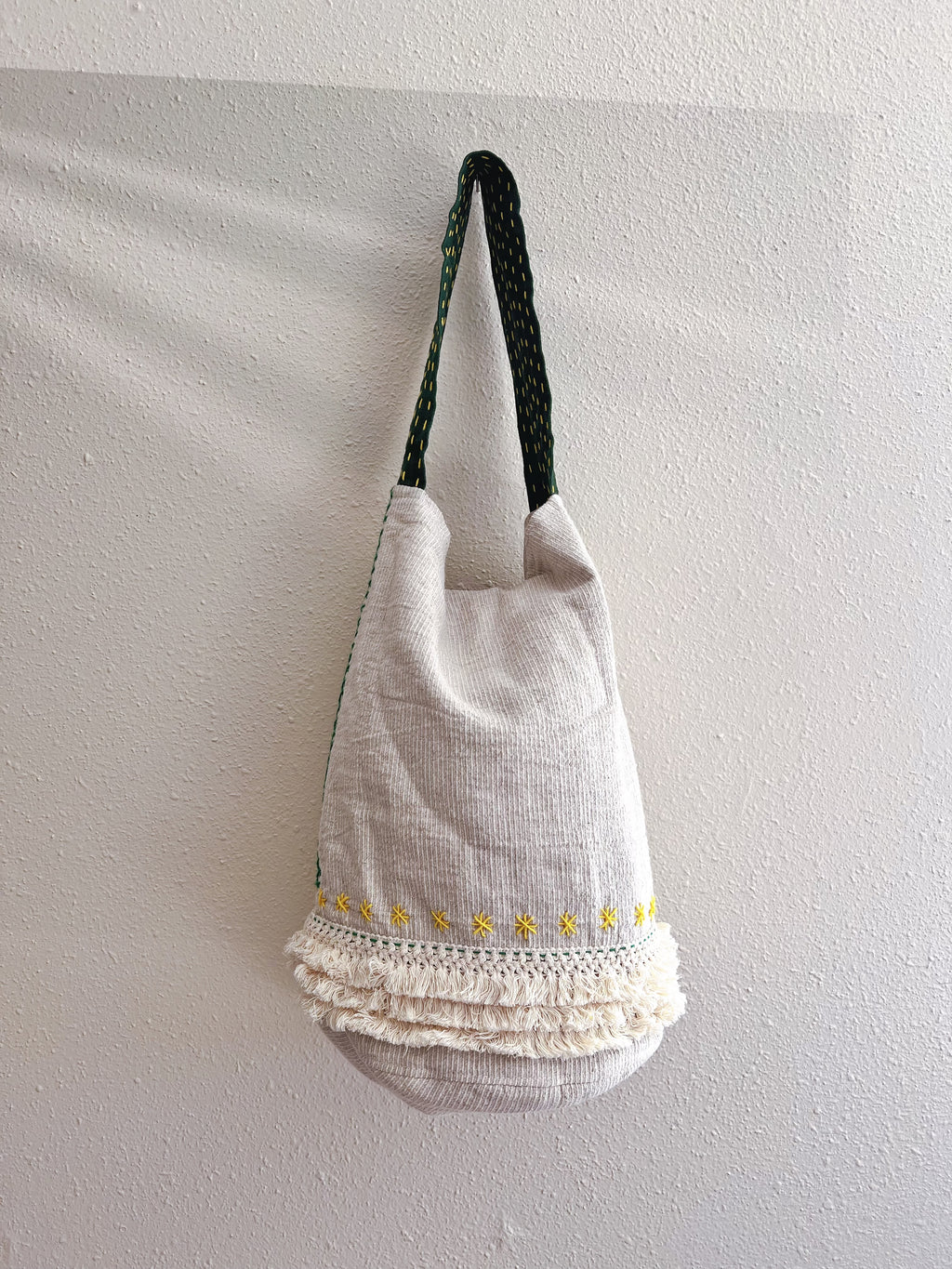 Handmade bag | Small Wristbag | Hand Stitching | Single shoulder bag