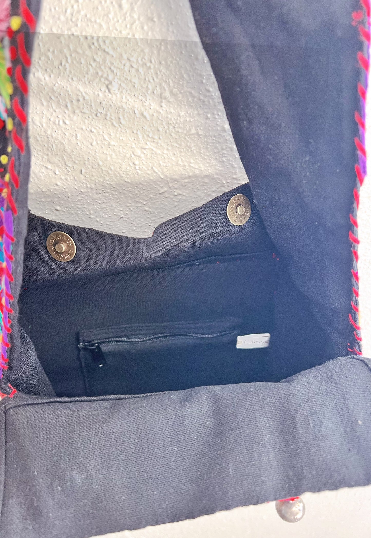 Handmade bag | Small Wristbag | Hand Stitching | Various embroideries