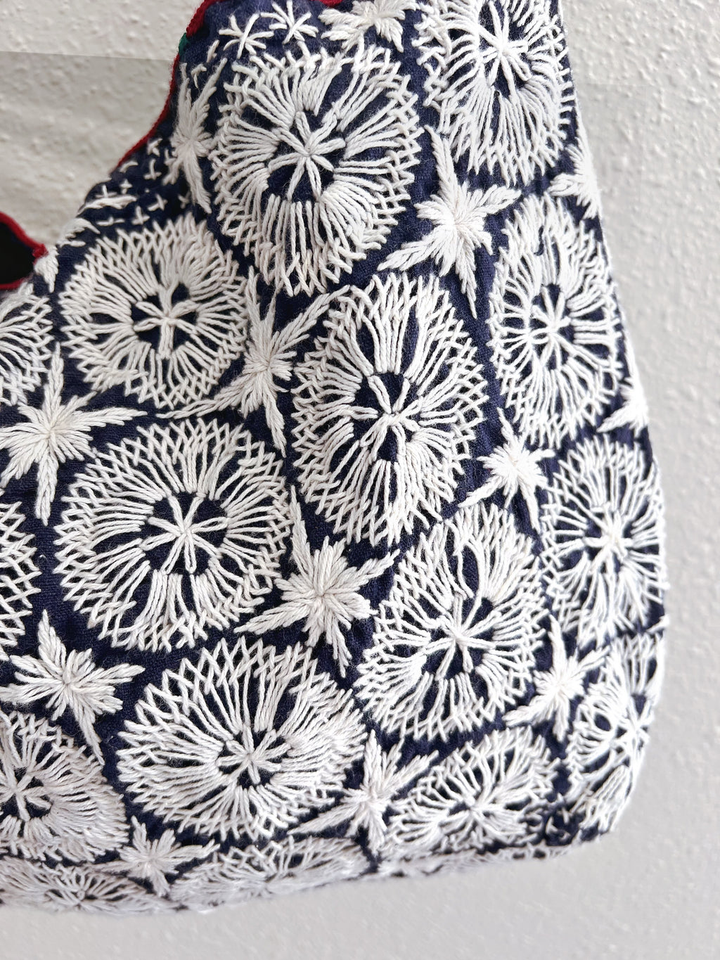 Handmade bag | Small Wristbag | Hand Stitching | Traditional embroidery
