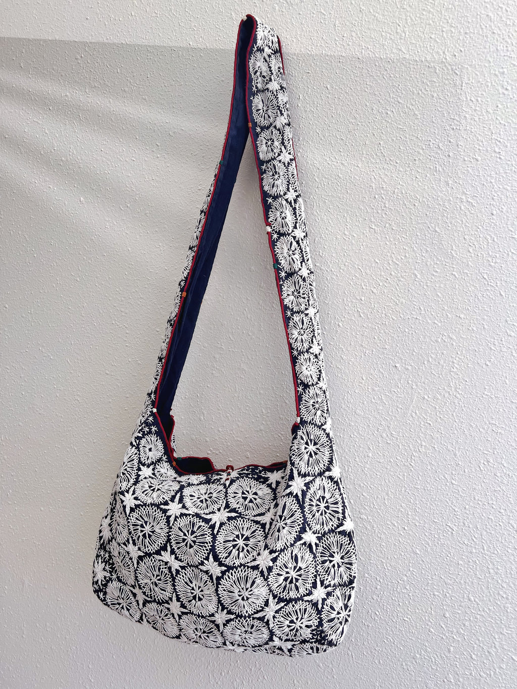 Handmade bag | Small Wristbag | Hand Stitching | Traditional embroidery