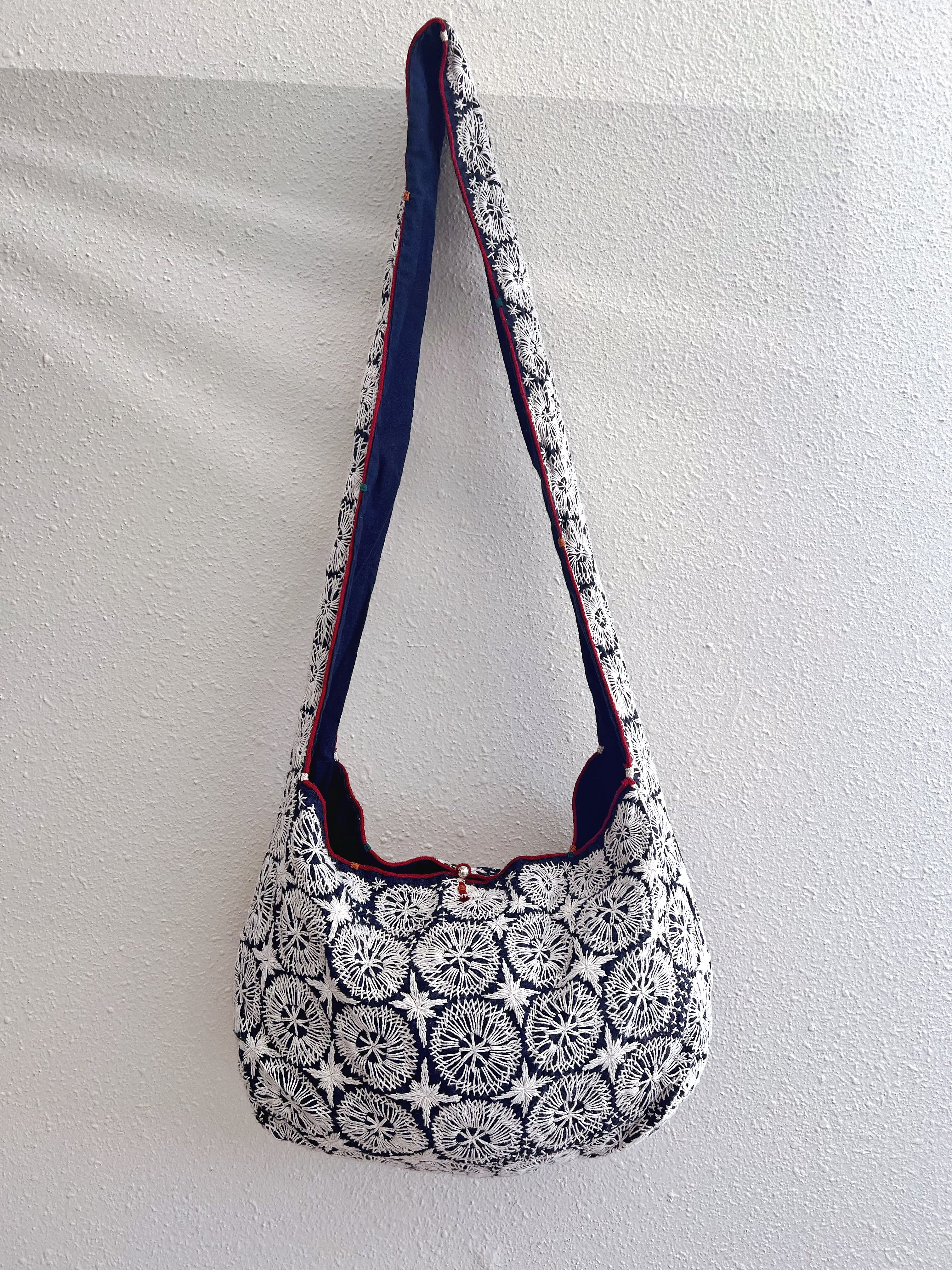 Handmade bag | Small Wristbag | Hand Stitching | Traditional embroidery