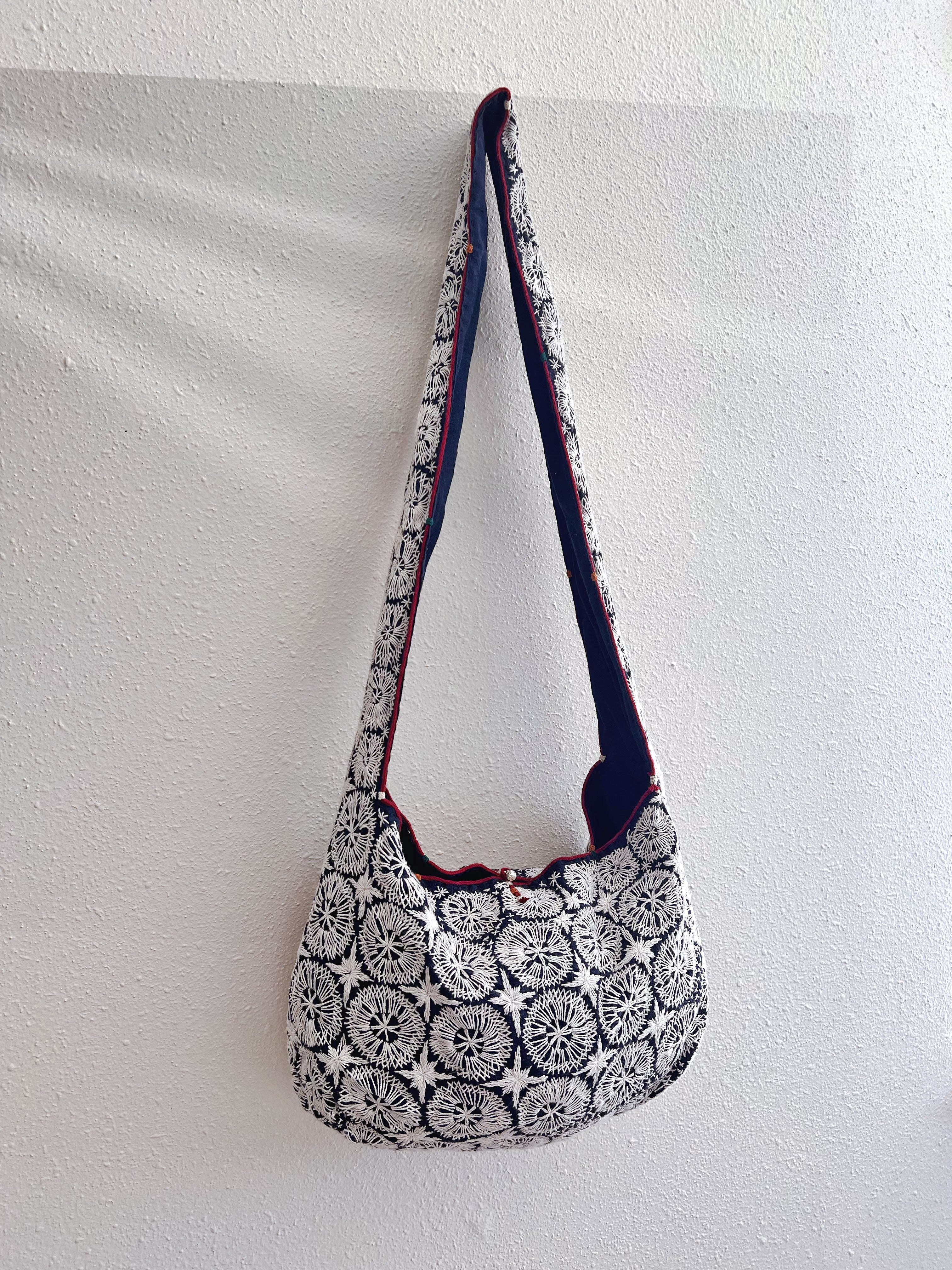 Handmade bag | Small Wristbag | Hand Stitching | Traditional embroidery