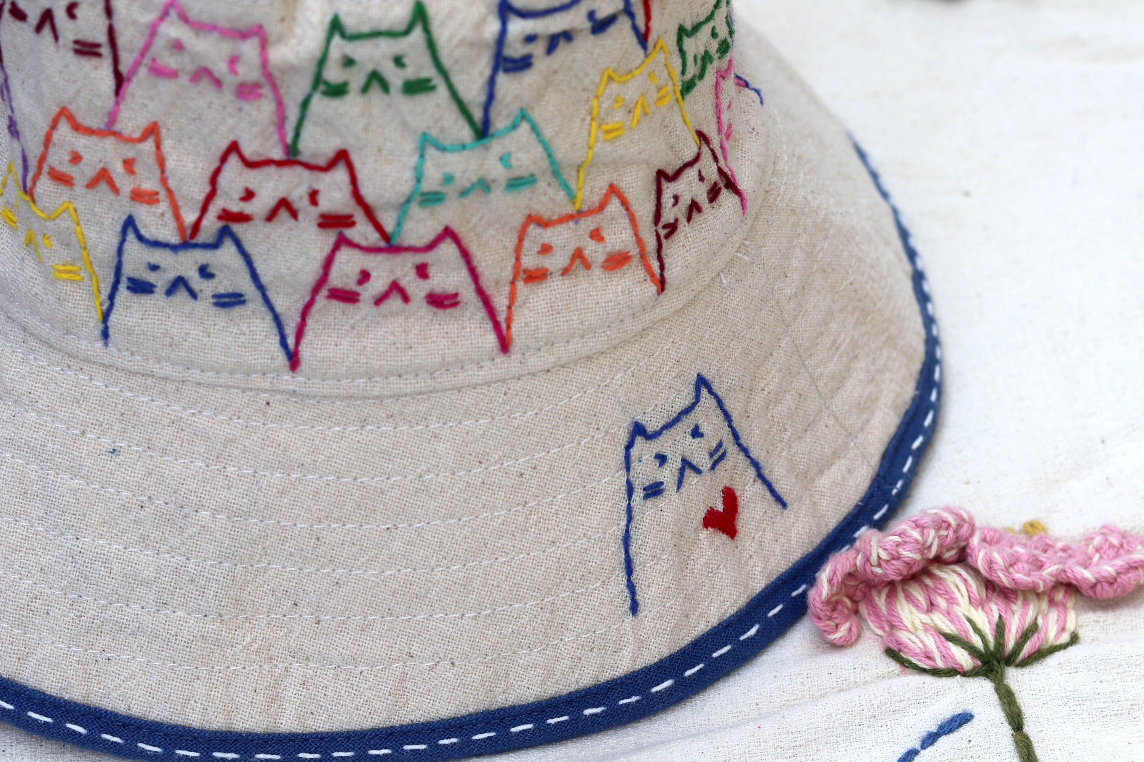 Hand-Stitch Hats- Cats