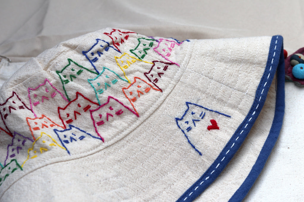Hand-Stitch Hats- Cats