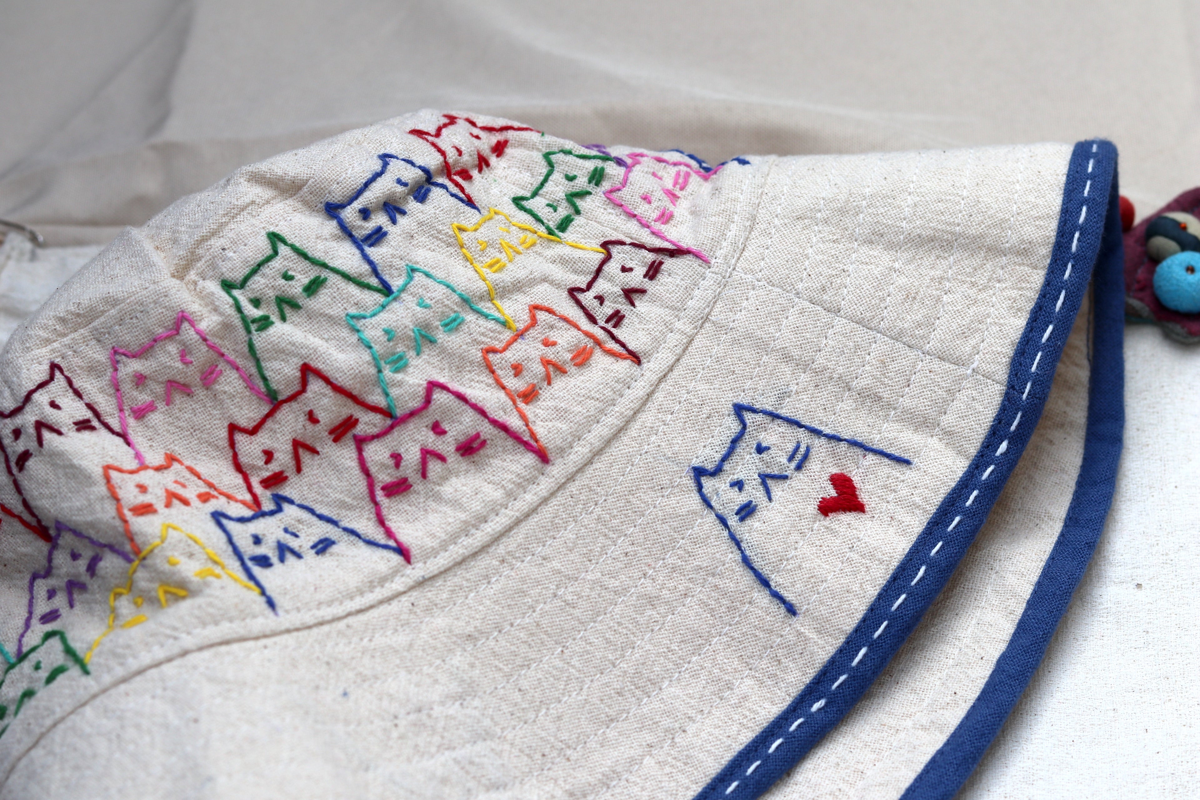 Hand-Stitch Hats- Cats
