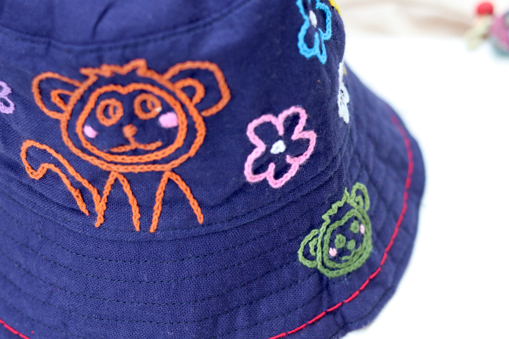 Hand-Stitch Hat - Monkey