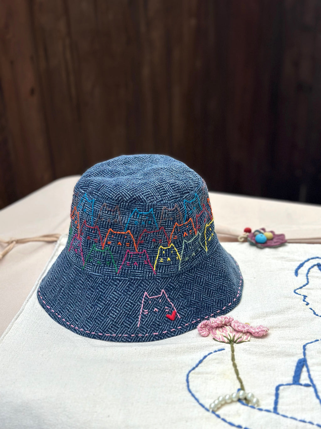 Hand-Stitch Hats- Cats