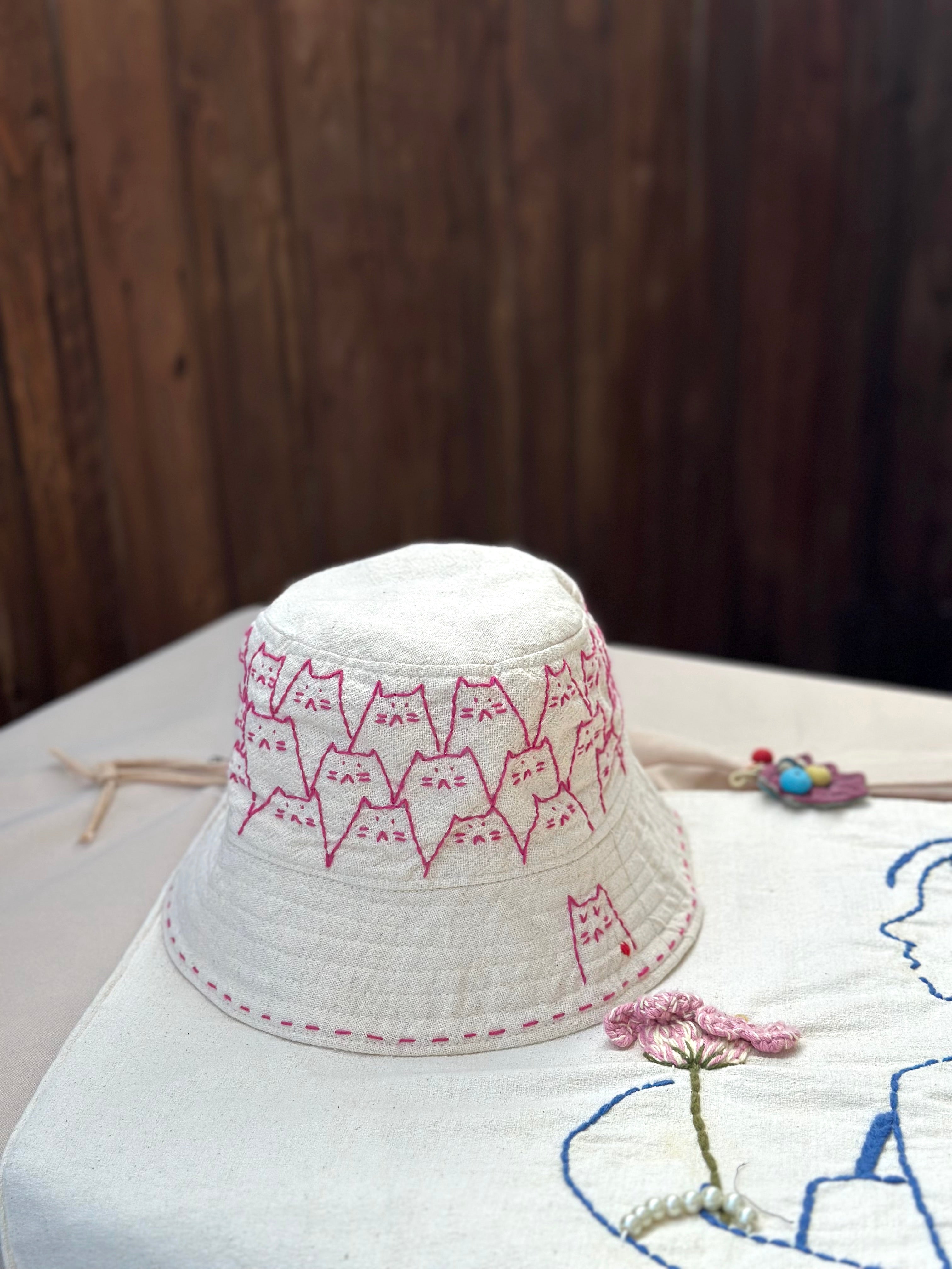 Hand-Stitch Hats- Cats
