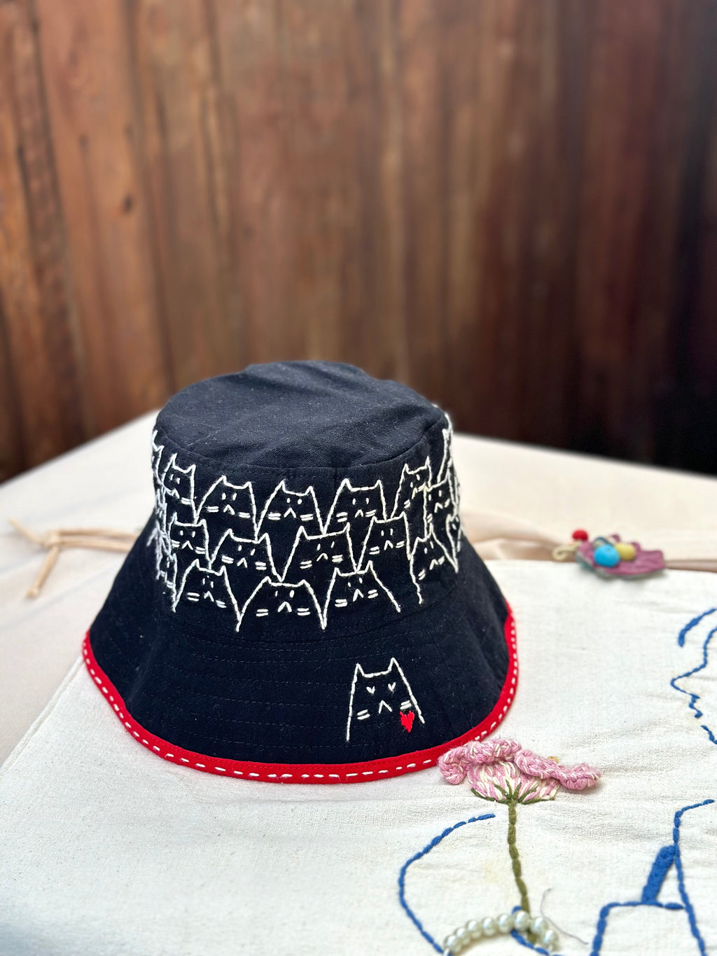 Hand-Stitch Hats- Cats