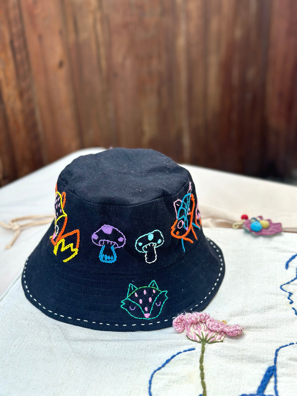 Hand-Stitch Hat - Fox