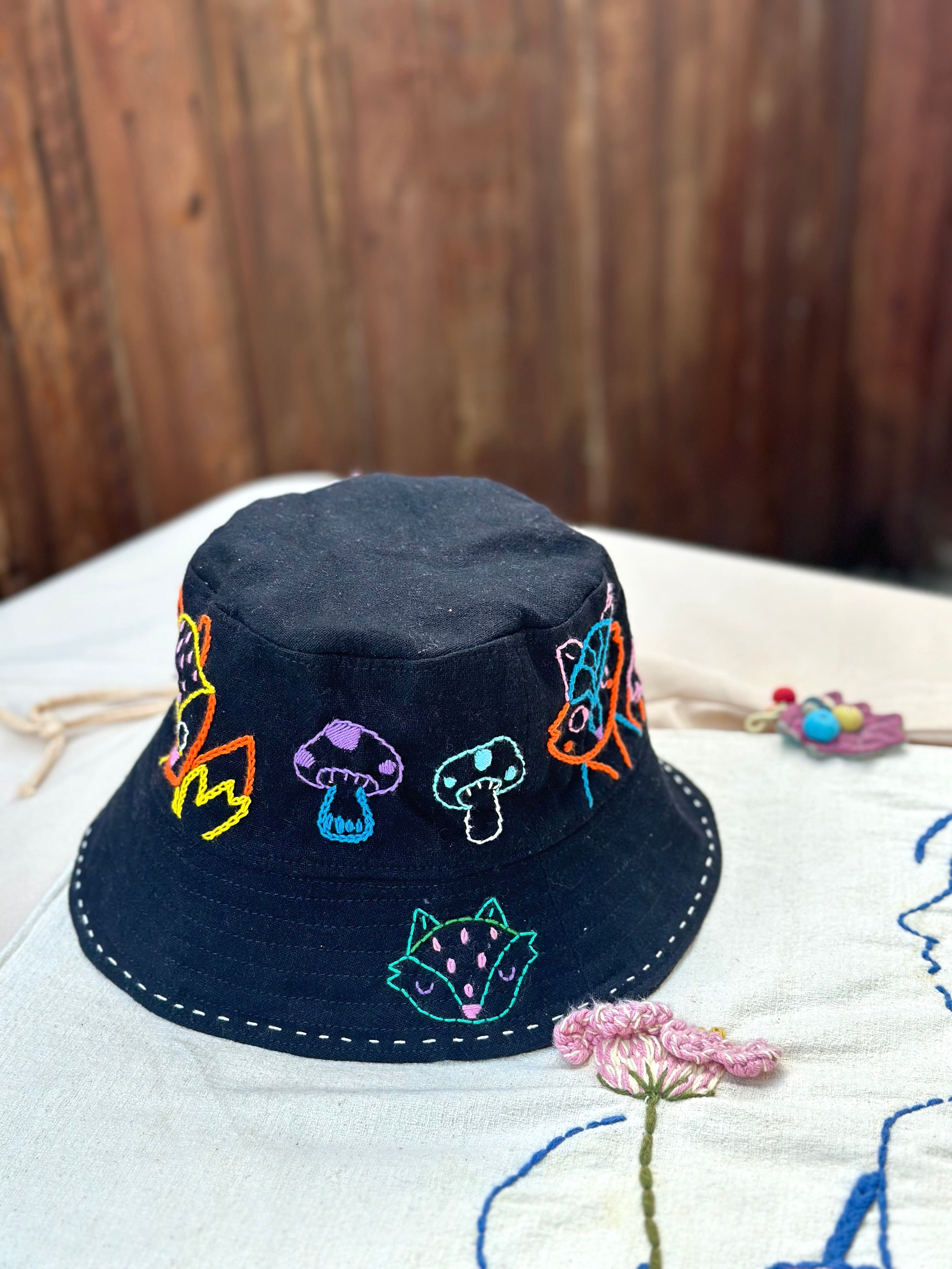 Hand-Stitch Hat - Fox