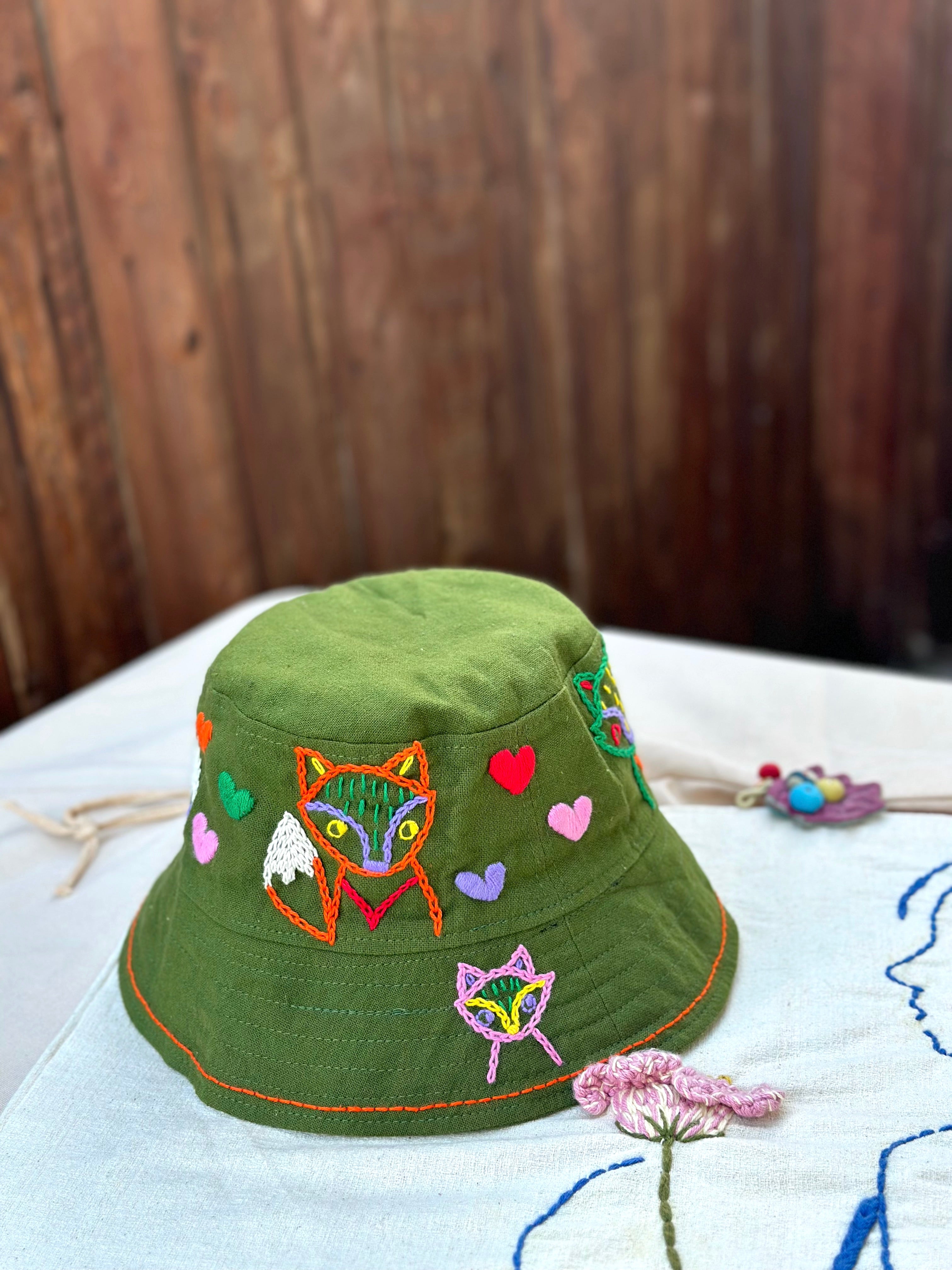 Hand-Stitch Hat - Fox