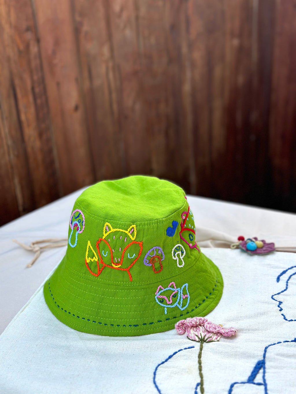 Hand-Stitch Hat - Fox