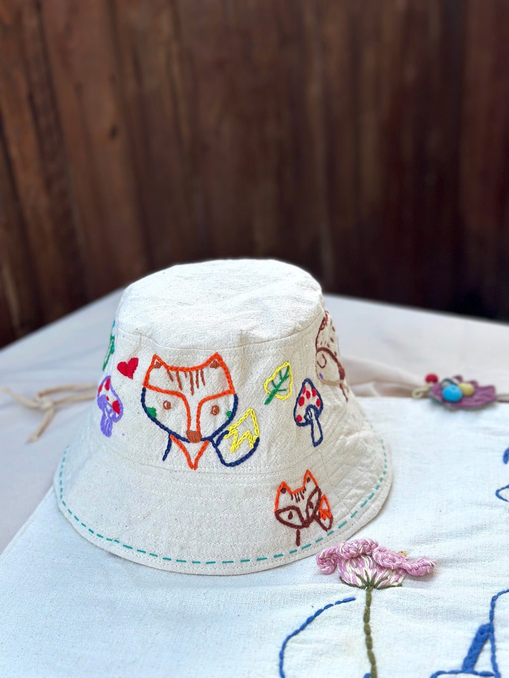 Hand-Stitch Hat - Fox
