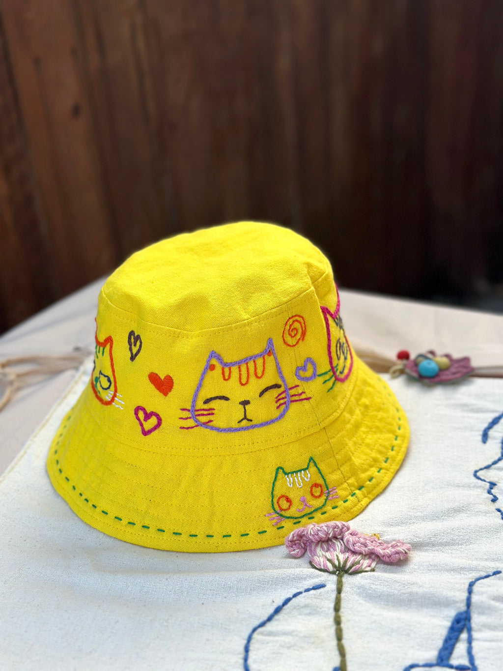 Hand-Stitch Hats - Kitty