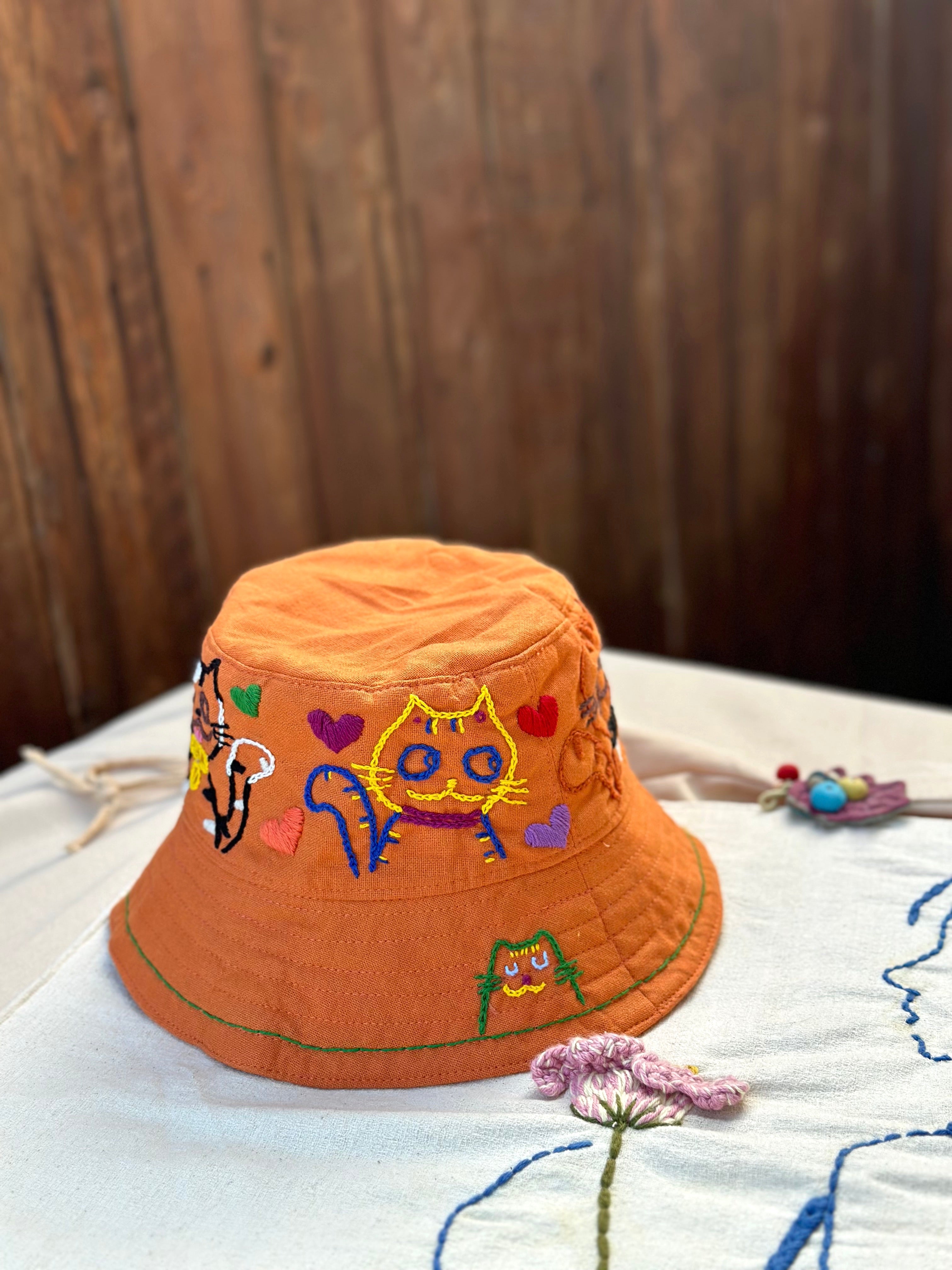 Hand-Stitch Hats - Kitty