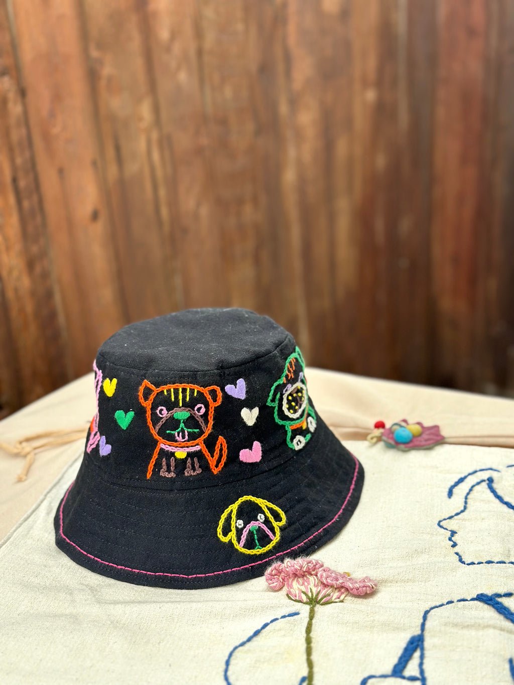 Hand-Stitch Hat - Dog