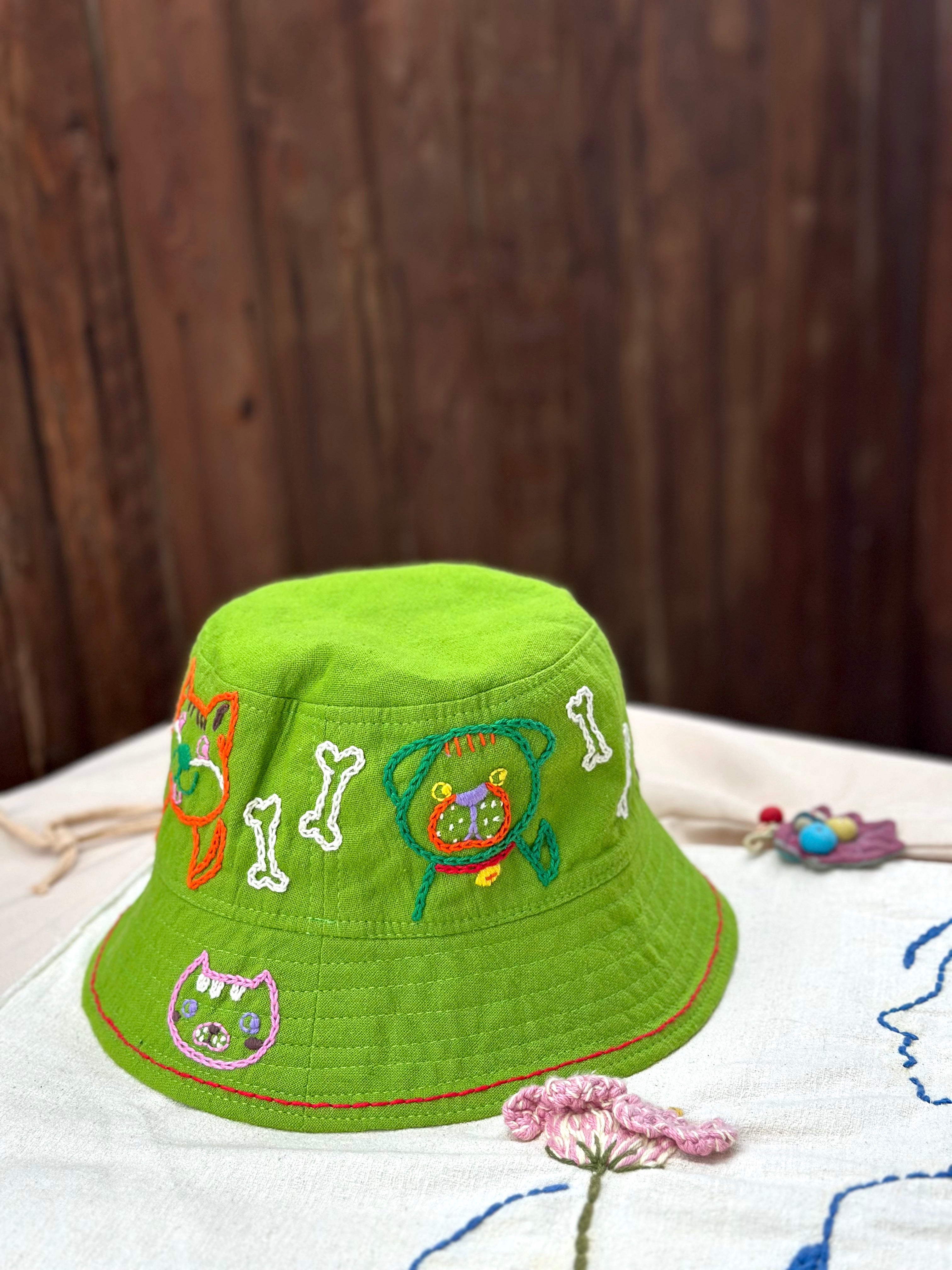 Hand-Stitch Hat - Dog