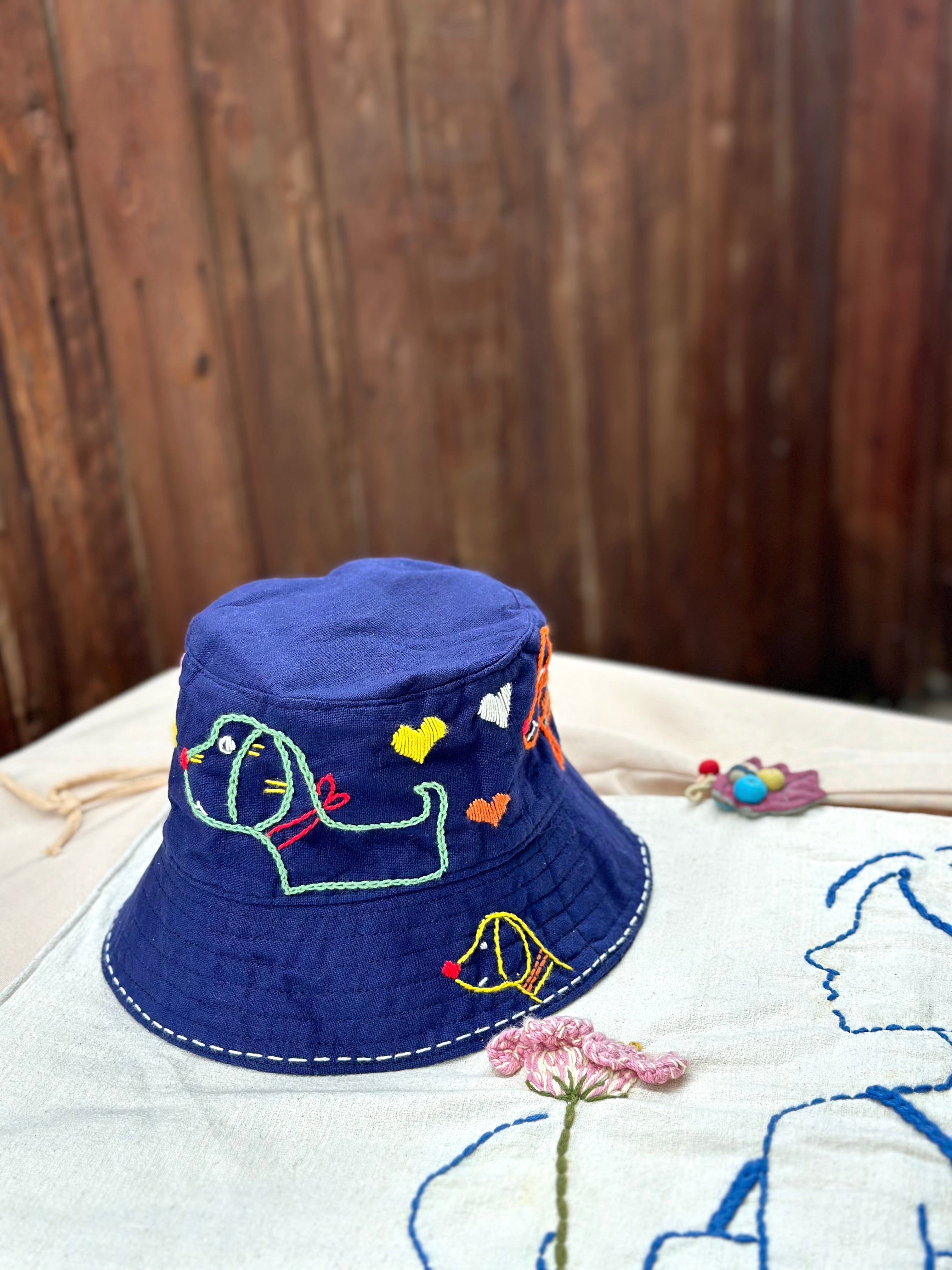 Hand-Stitch Hat - Dog