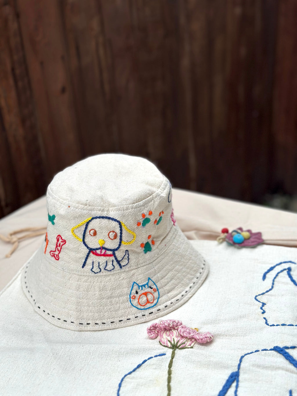 Hand-Stitch Hat - Dog