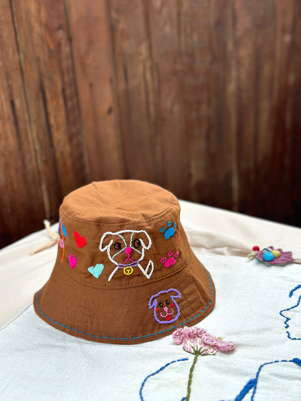 Hand-Stitch Hat - Dog