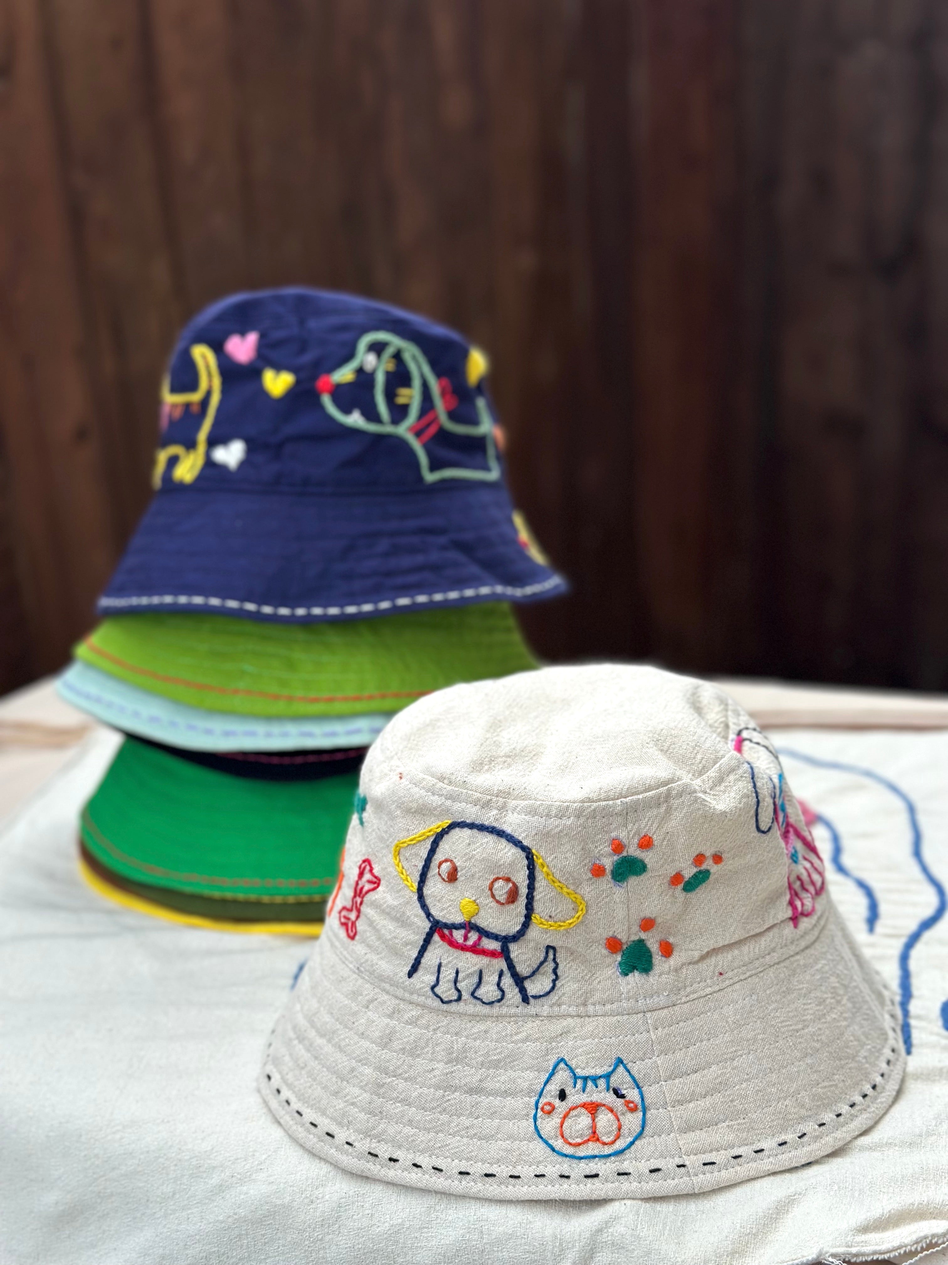 Hand-Stitch Hat - Dog