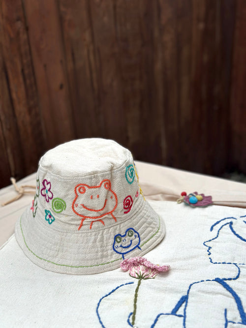 Hand-Stitch Hat - Frog