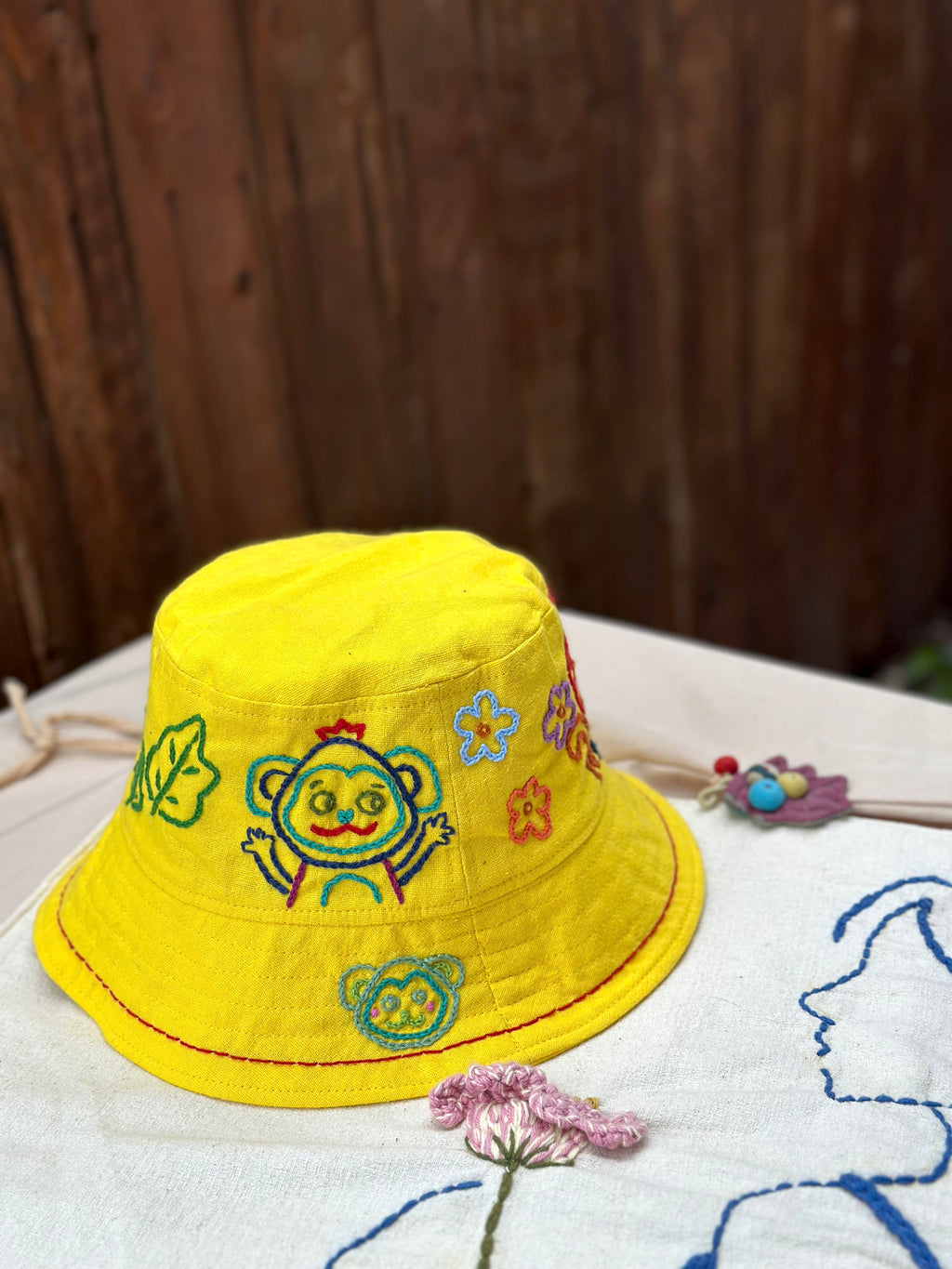 Hand-Stitch Hat - Monkey