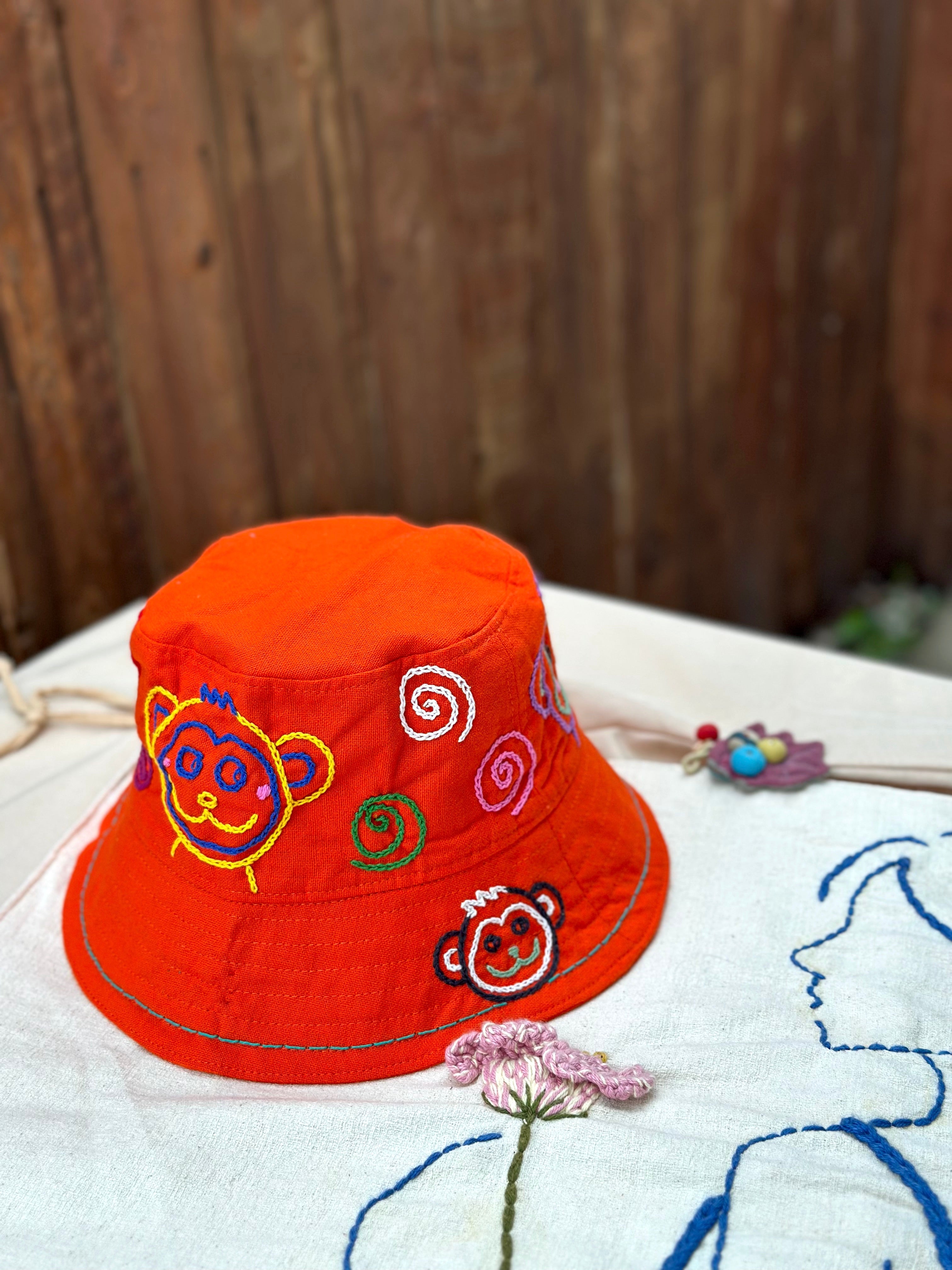 Hand-Stitch Hat - Monkey