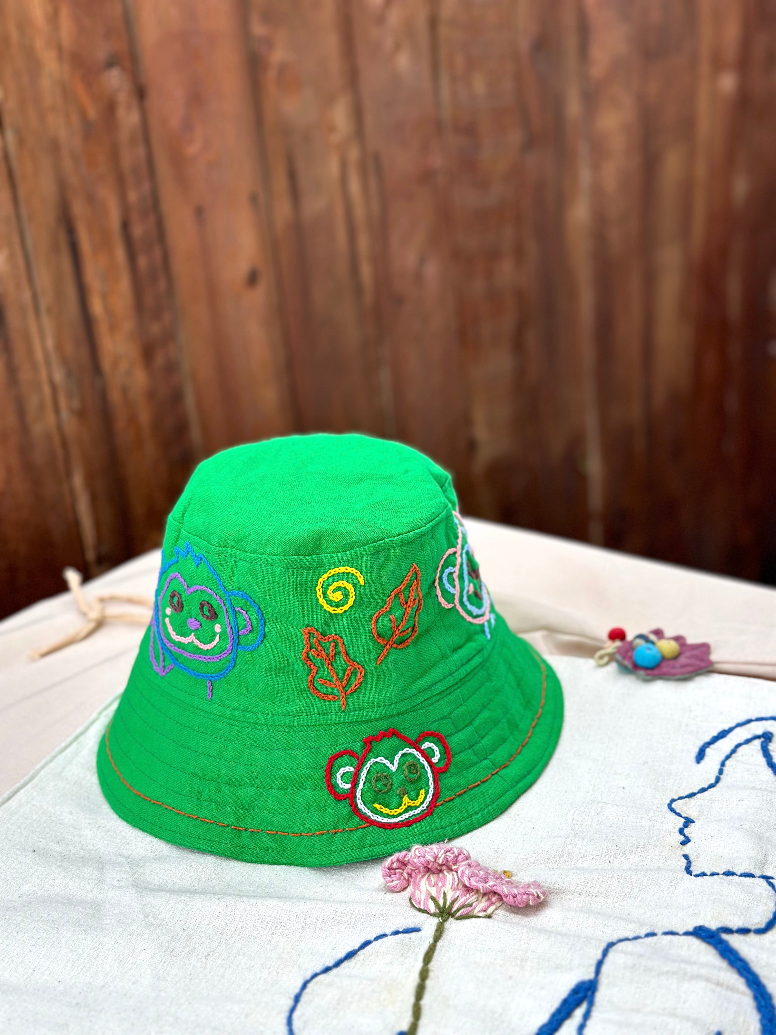 Hand-Stitch Hat - Monkey