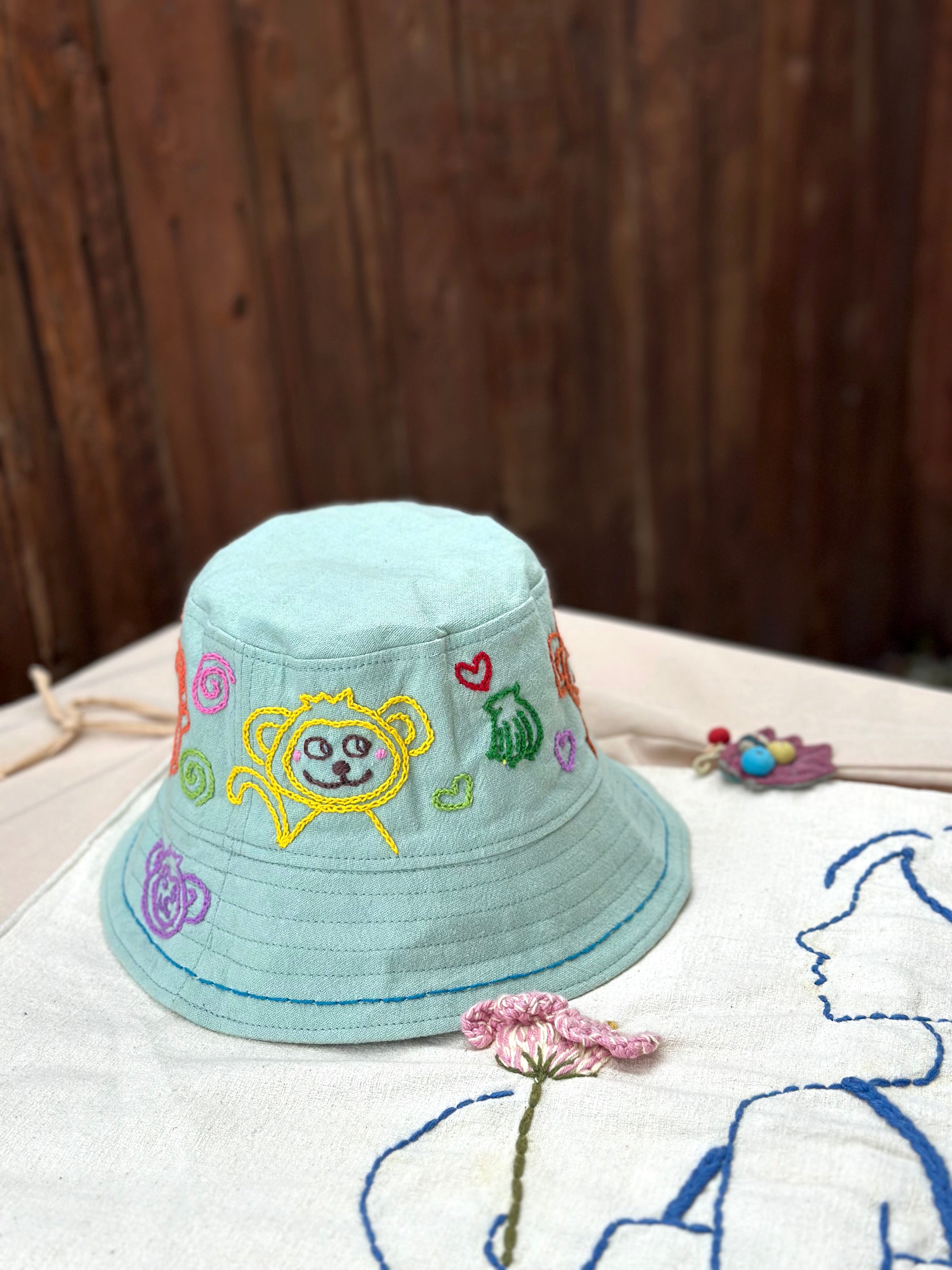 Hand-Stitch Hat - Monkey
