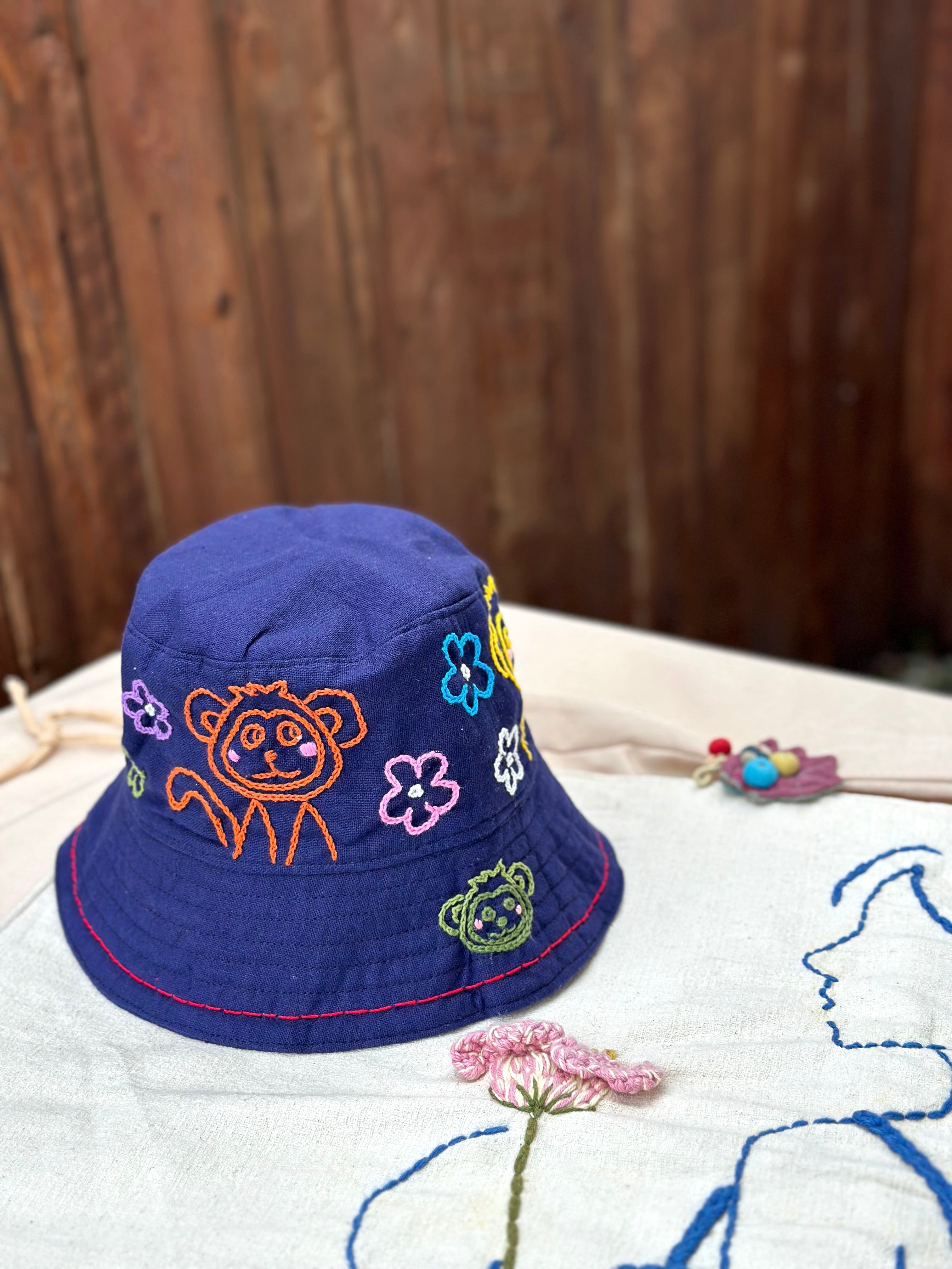 Hand-Stitch Hat - Monkey