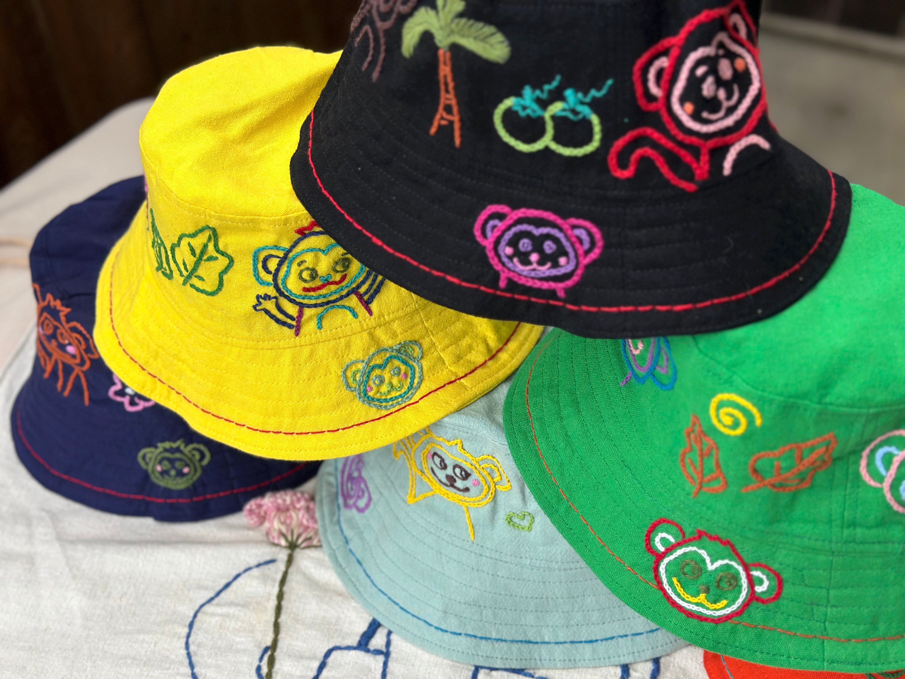 Hand-Stitch Hat - Monkey
