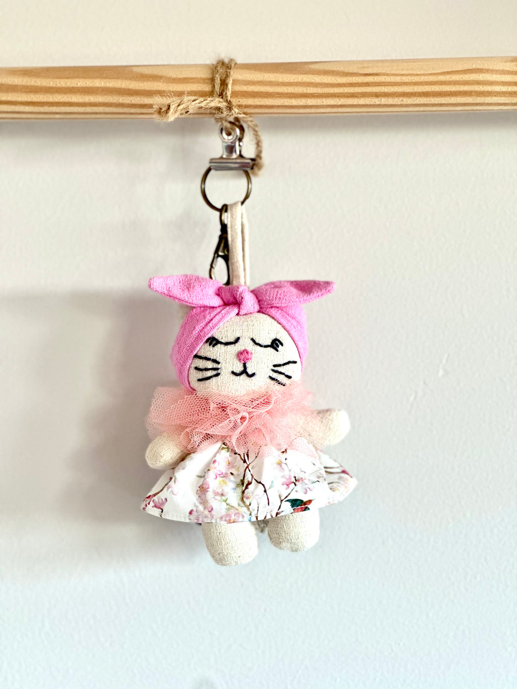 Hand-Stitched Cotton Linen Charms - Doll