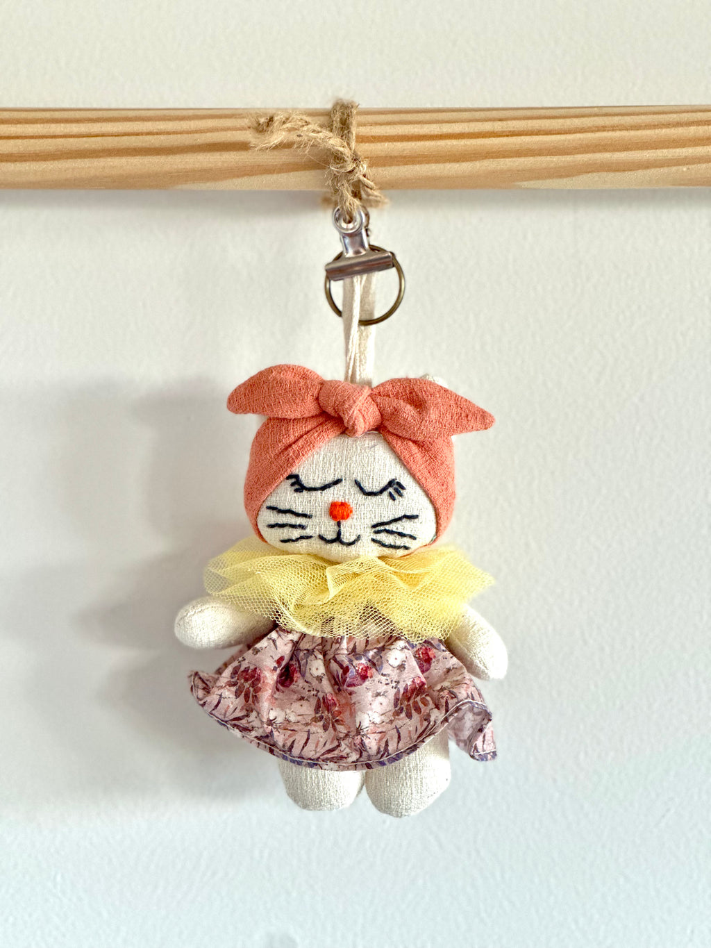 Hand-Stitched Cotton Linen Charms - Doll