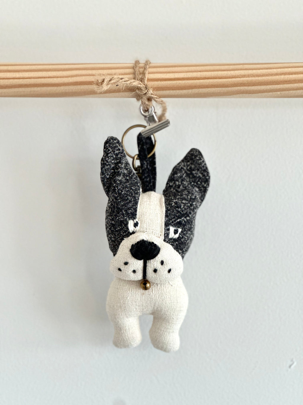 Hand-Stitched Cotton Linen Charms - Dog
