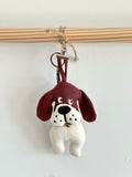 Hand-Stitched Cotton Linen Charms - Dog