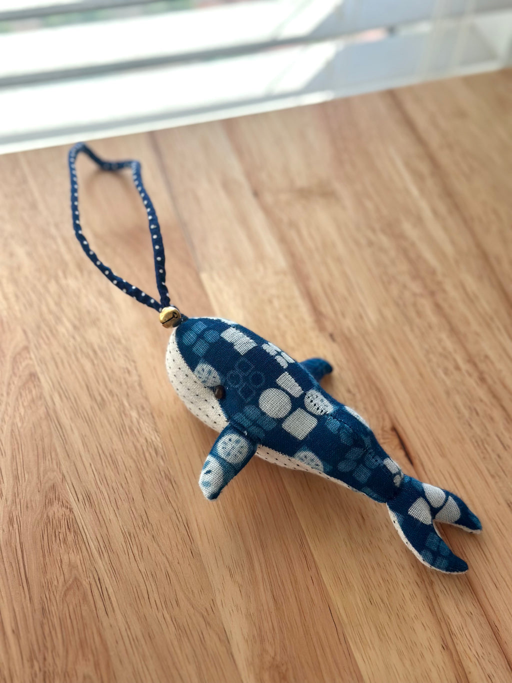 Hand-Stitched Cotton Linen Charms - Whale