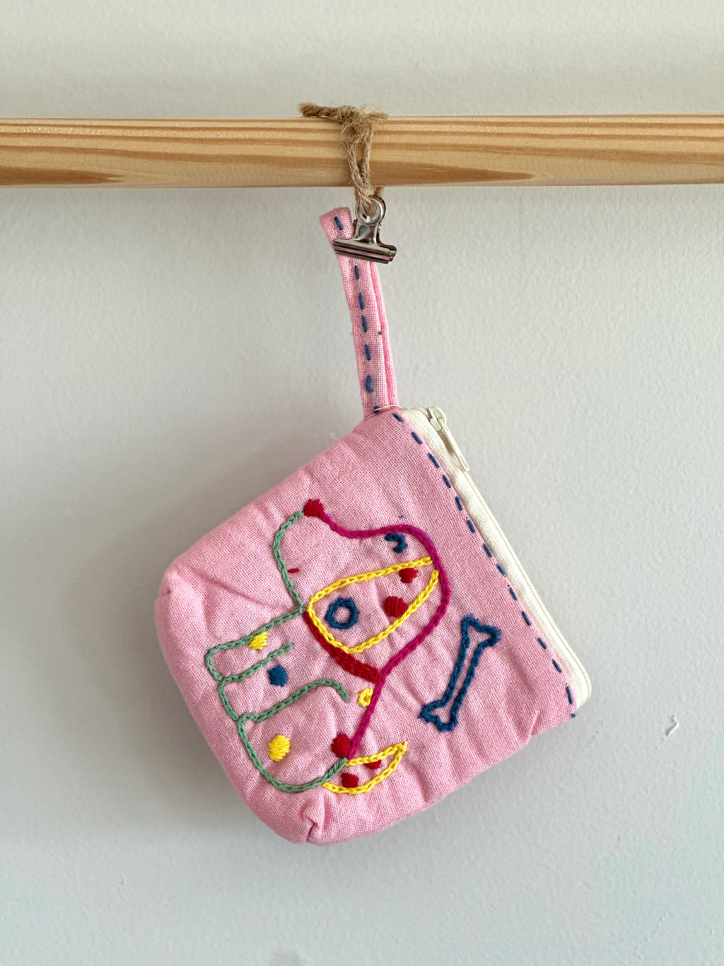 Handmade Cotton Linen Pouch|Coin Bag| -Animal-Plant