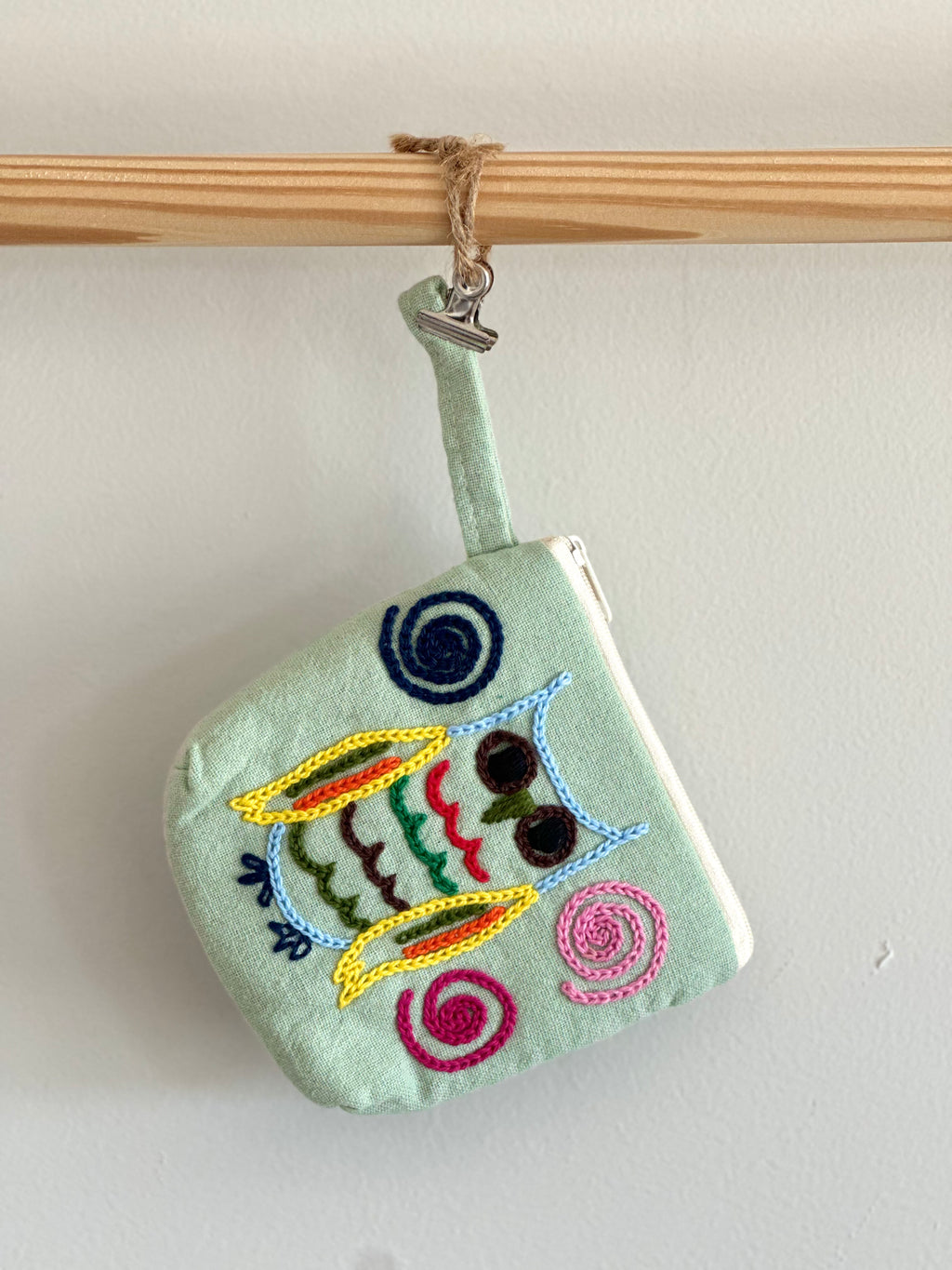 Handmade Cotton Linen Pouch|Coin Bag| -Animal-Plant
