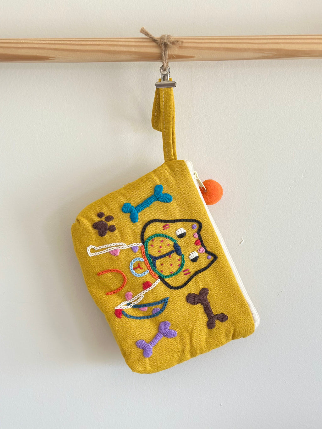 Handmade Cotton Linen Pouch|Coin Bag| -Cat-Dog