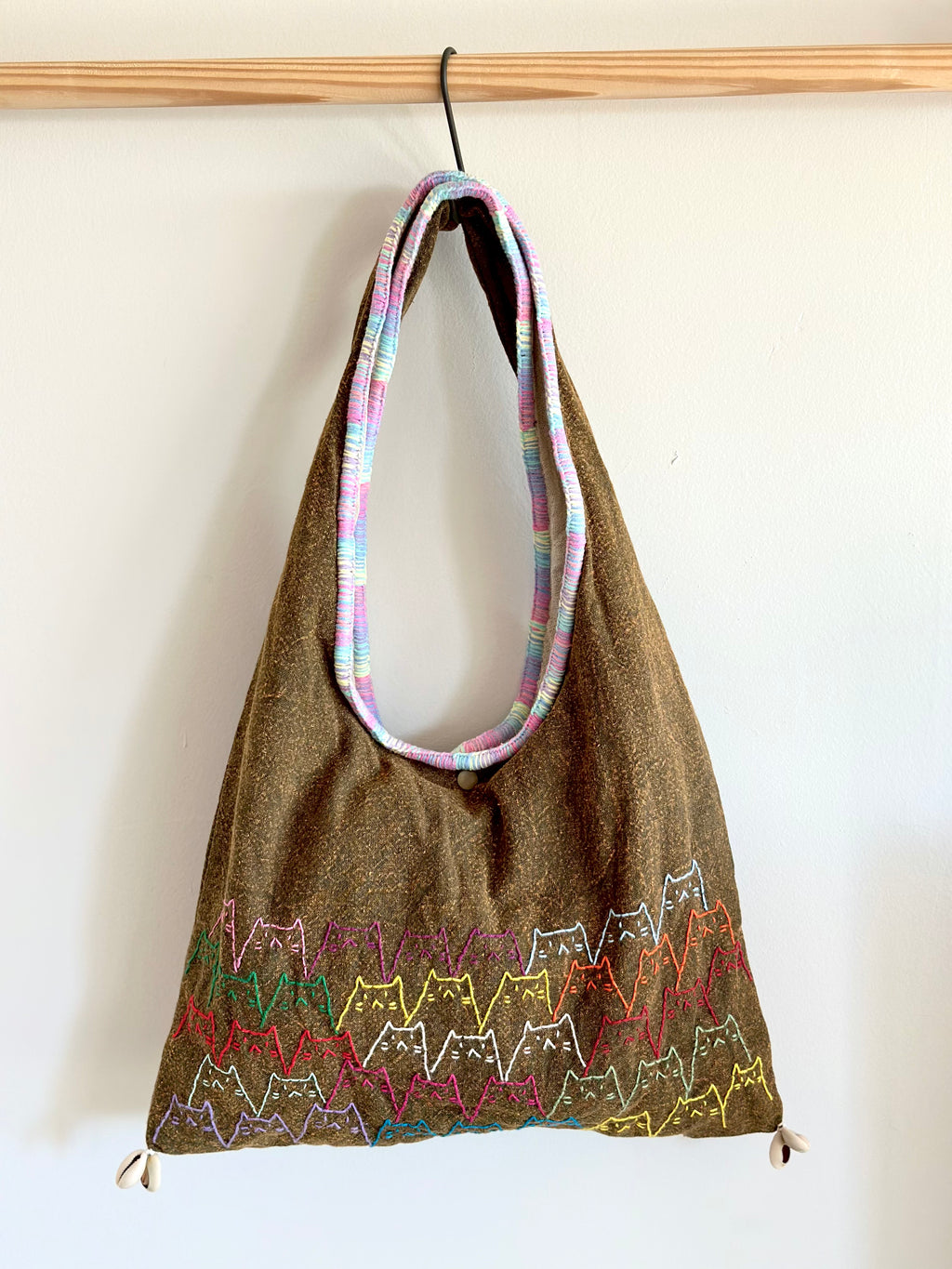 Handmade Cotton Linen Bag - Kitty