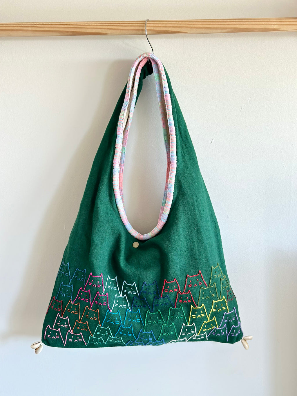 Handmade Cotton Linen Bag - Kitty