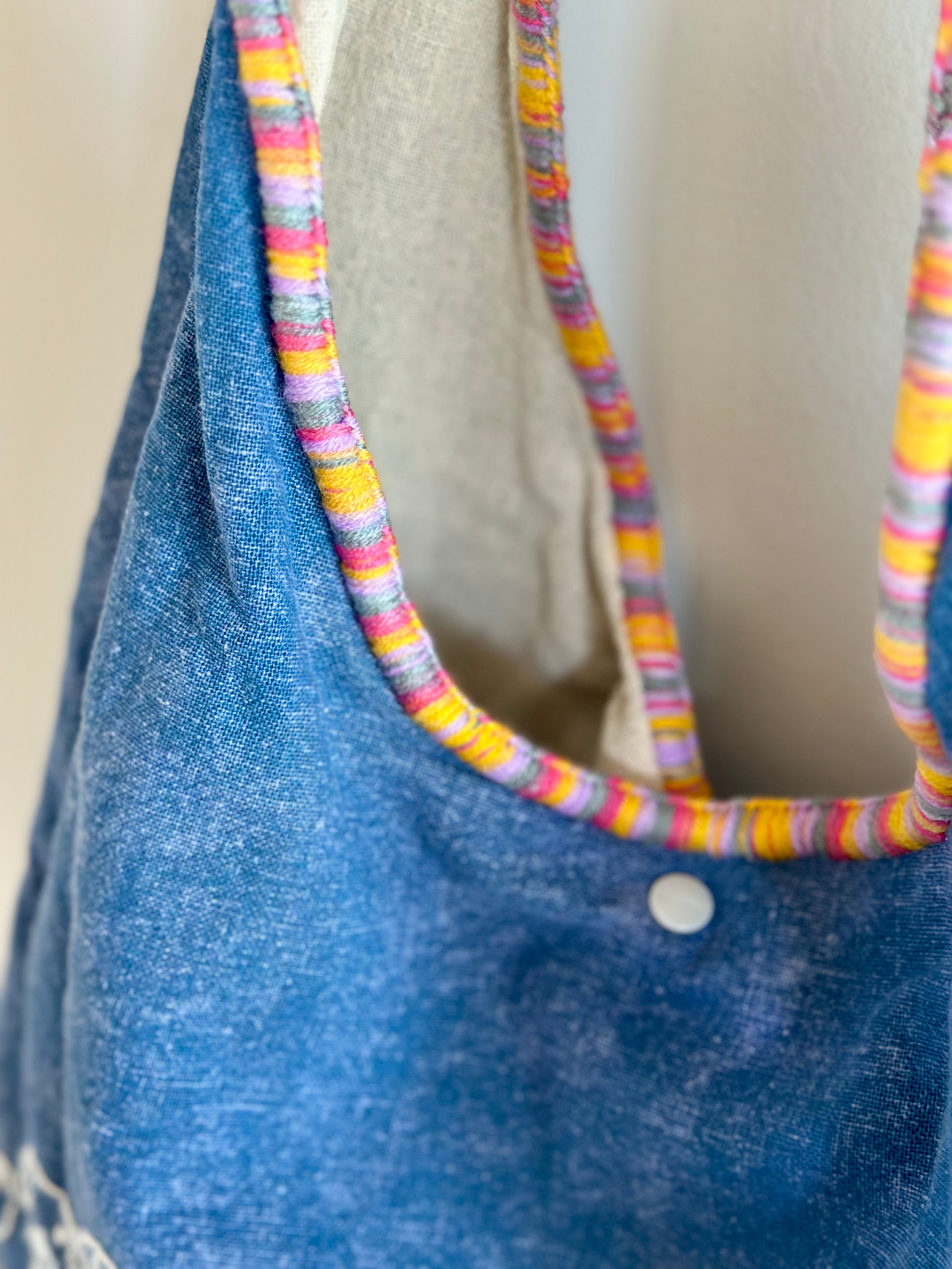 Handmade Cotton Linen Bag - Dog