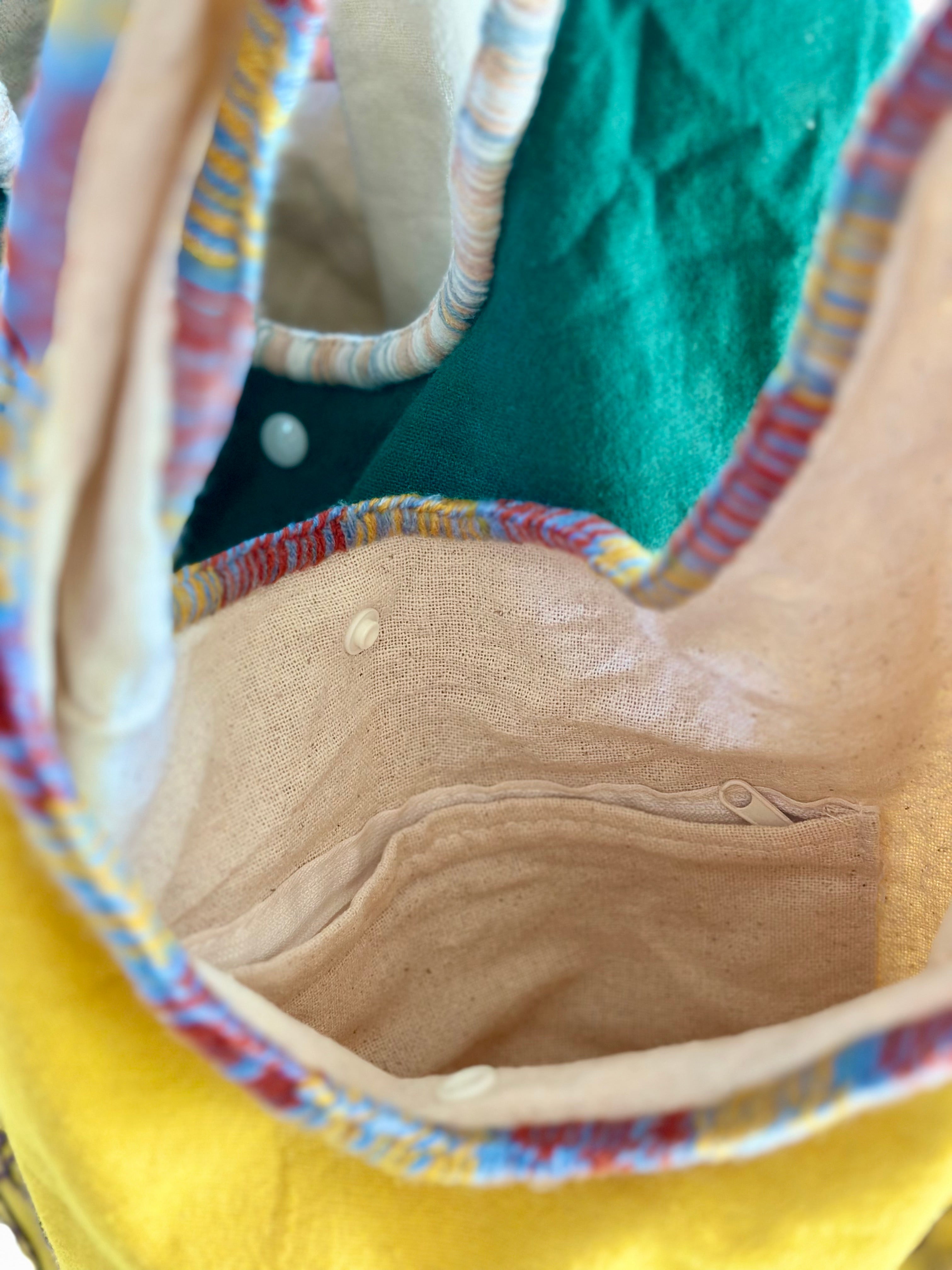 Handmade Cotton Linen Bag - Dog