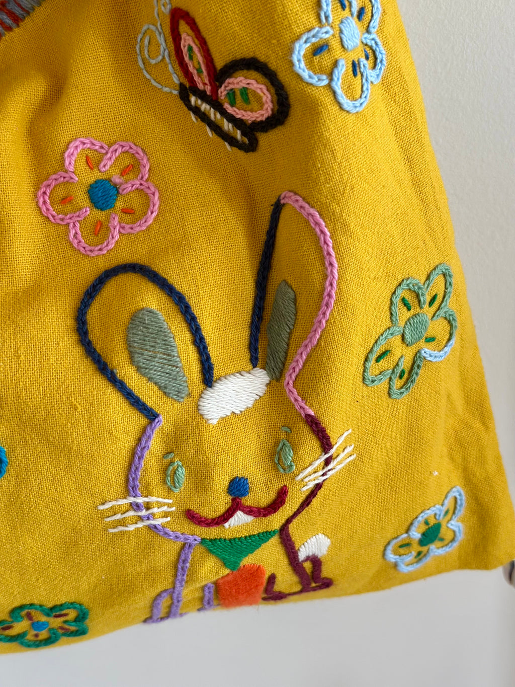 Handmade Cotton Linen Bag - Dog