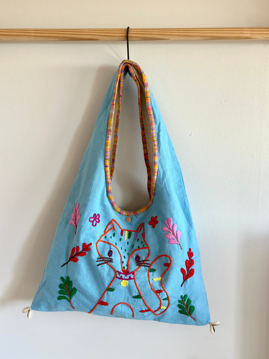 Handmade Cotton Linen Bag - Dog
