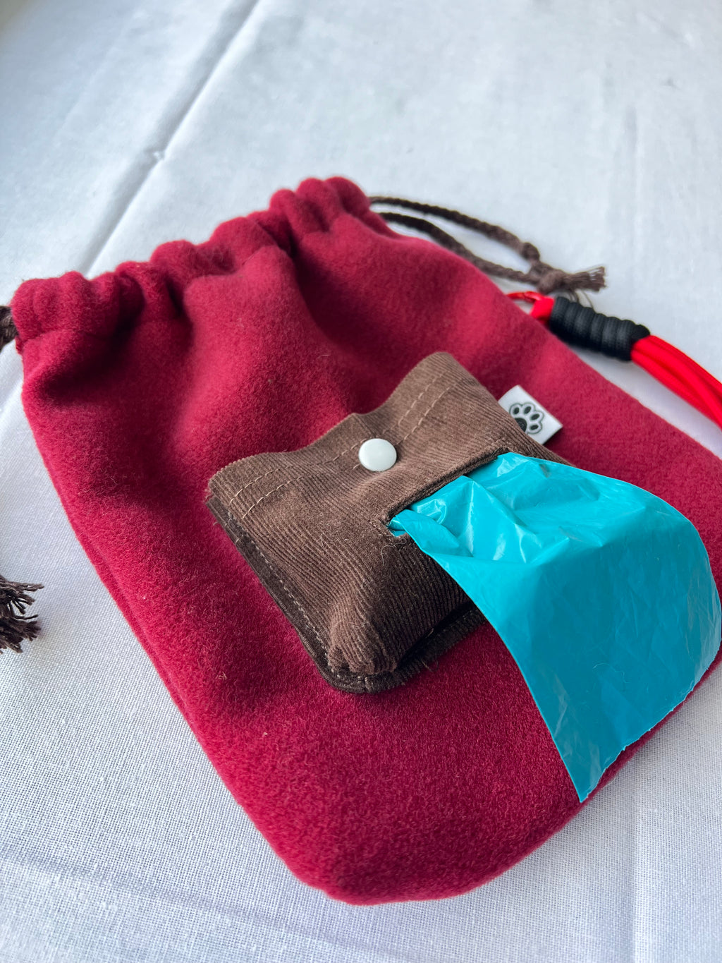 Handmade Poopbag - 	Drawstring