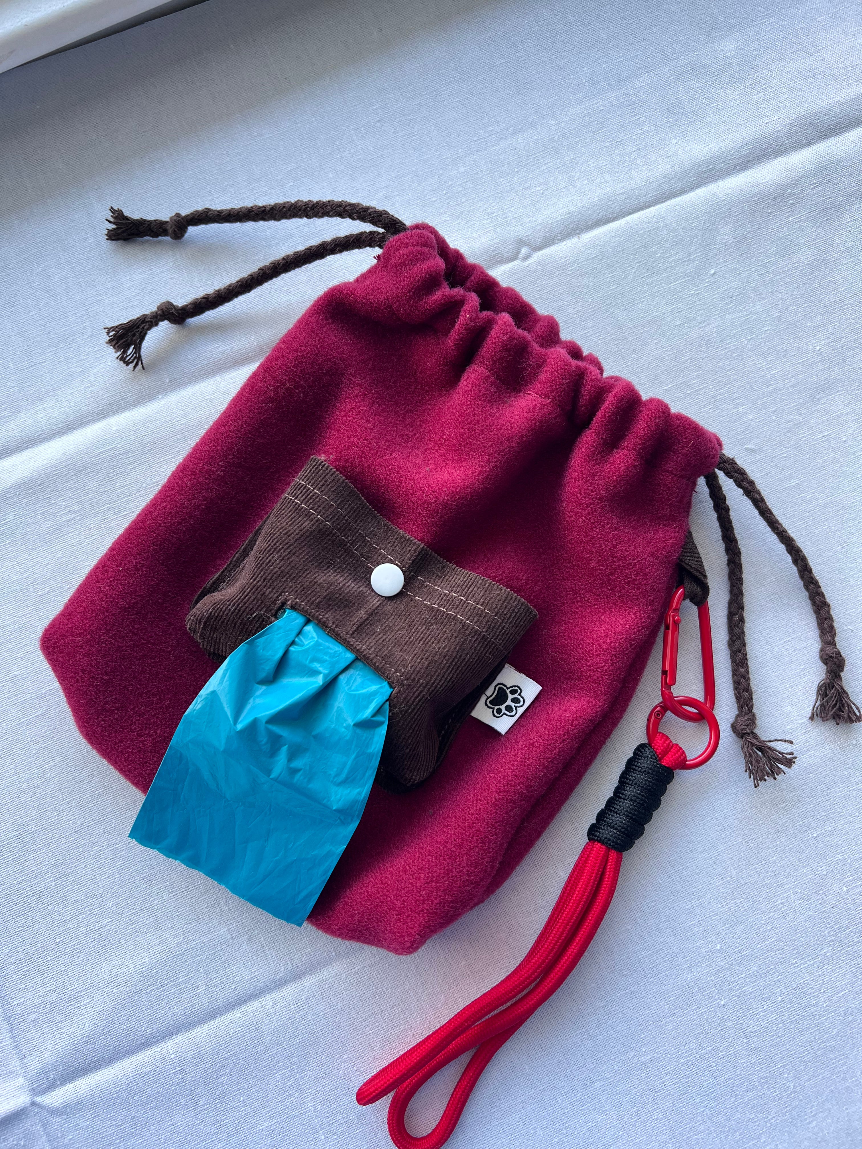 Handmade Poopbag - 	Drawstring
